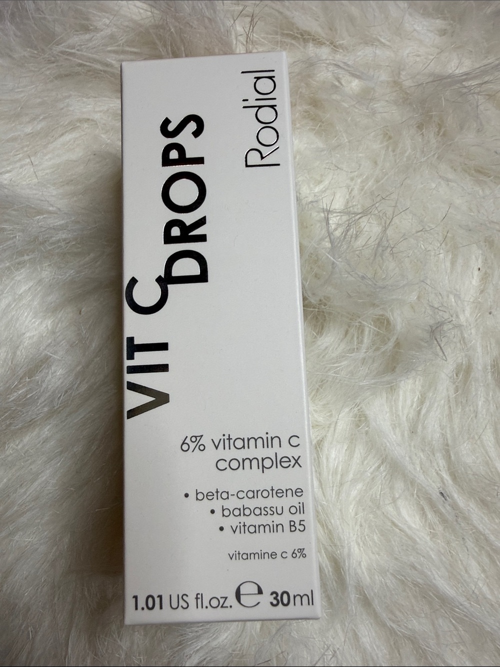 Rodial VIT C Drops Skincare Serum in White Packaging